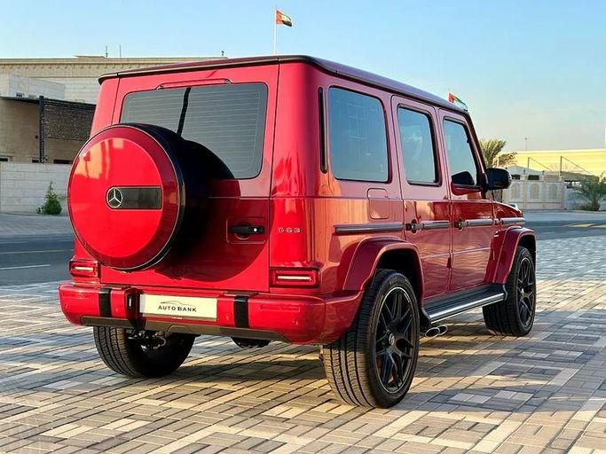 Used Mercedes-Benz G-Class AMG 63 AMG II (W463), 4.0 l, 2023 in Dubai by Auto Bank Motors, Red color. European Specs | AUTO.AE