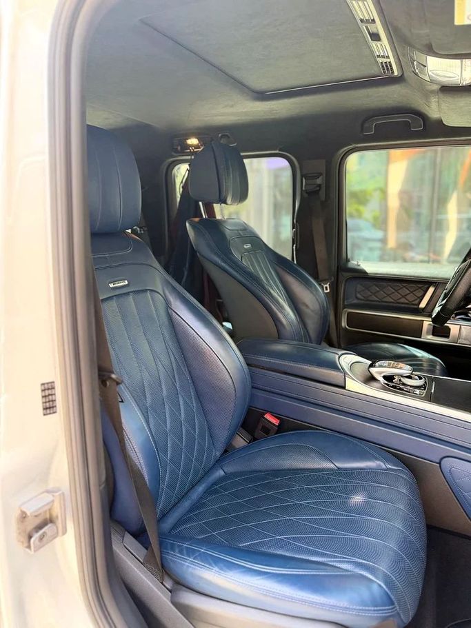 Used Mercedes-Benz G-Class AMG 63 AMG II (W463), 4.0 l, 2021 in Dubai by Auto Bank Motors, White color. GCC Specs | AUTO.AE