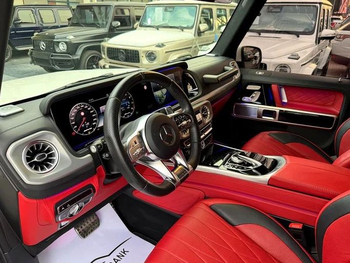 Used Mercedes-Benz G-Class AMG 63 AMG II (W463), 4.0 l, 2021 in Dubai by Auto Bank Motors, White color. Korean Specs | AUTO.AE