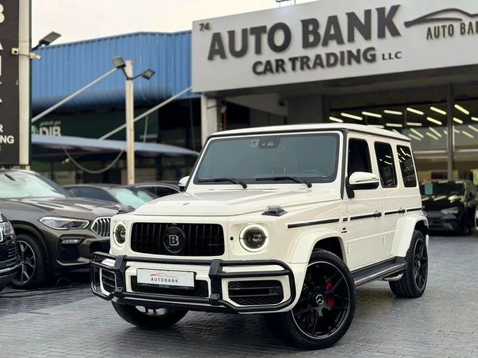 Used Mercedes-Benz G-Class AMG 63 AMG II (W463), 4.0 l, 2021 in Dubai by Auto Bank Motors, White color. Korean Specs | AUTO.AE