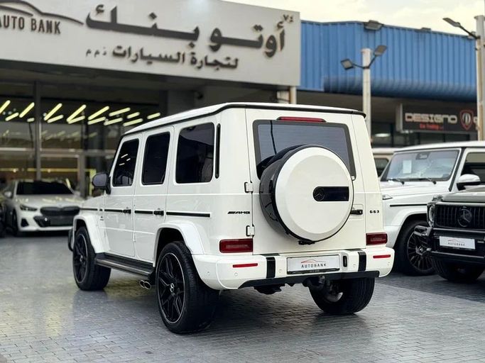 Used Mercedes-Benz G-Class AMG 63 AMG II (W463), 4.0 l, 2021 in Dubai by Auto Bank Motors, White color. Korean Specs | AUTO.AE