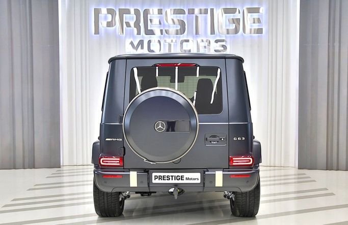 New Mercedes-Benz G-Class AMG 63 AMG II (W465) Facelift, 4.0 l, 2024 in Dubai by Prestige motors, Black color. European Specs | AUTO.AE
