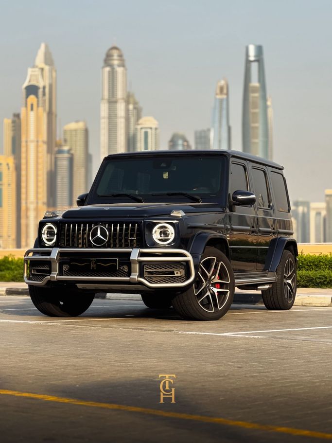 Used Mercedes-Benz G-Class AMG 63 4x4 Squared II (W463), 4.0 l, 2019 in Dubai by TCH MOTORS, Navy Blue color. GCC Specs | AUTO.AE