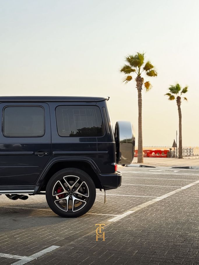 Used Mercedes-Benz G-Class AMG 63 4x4 Squared II (W463), 4.0 l, 2019 in Dubai by TCH MOTORS, Navy Blue color. GCC Specs | AUTO.AE