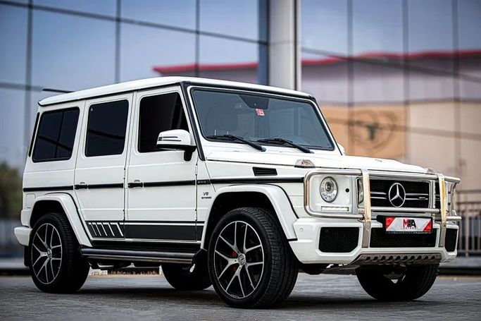 Подержанный Mercedes-Benz G-Class AMG 63 AMG I (W463) Рестайлинг 3, 5.5 л, 2016 в Дубае от MBA Motors Белый цвет. GCC | AUTO.AE