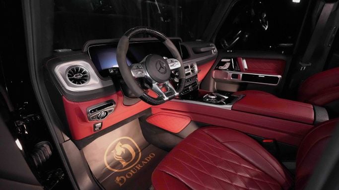 Used Mercedes-Benz G-Class AMG 63 AMG II (W463), 4.0 l, 2021 in Dubai by Dourado Luxury Car, Black color. European Specs | AUTO.AE
