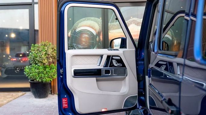 Used Mercedes-Benz G-Class AMG 63 AMG II (W463), 4.0 l, 2019 in Dubai by 8 Ba Motors, Blue color. Japanese Specs | AUTO.AE