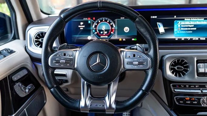 Used Mercedes-Benz G-Class AMG 63 AMG II (W463), 4.0 l, 2019 in Dubai by 8 Ba Motors, Blue color. Japanese Specs | AUTO.AE