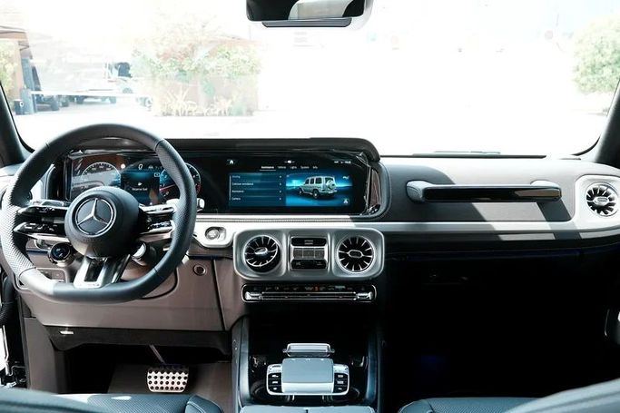 New Mercedes-Benz G-Class AMG 63 AMG II (W465) Facelift, 4.0 l, 2025 in Dubai by 8 Ba Motors, Black color. Korean Specs | AUTO.AE