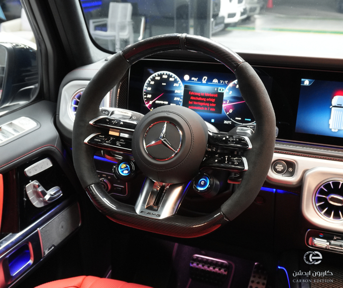 Новый Mercedes-Benz G-Class AMG 63 AMG II (W465) Рестайлинг, 4.0 л, 2025 в Дубае от Carbon Edition Motors Голубой цвет. Other | AUTO.AE