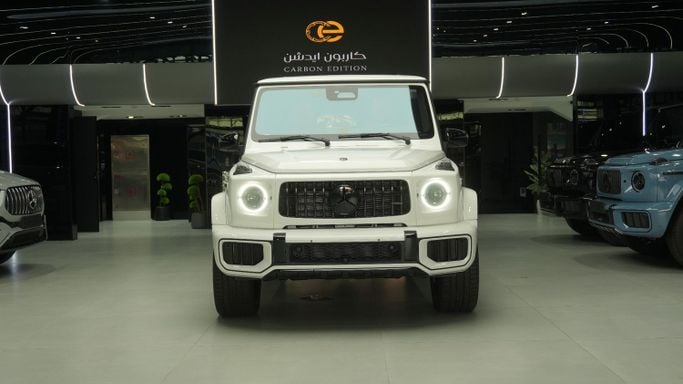 Новый Mercedes-Benz G-Class AMG 63 AMG II (W465) Рестайлинг, 4.0 л, 2025 в Дубае от Carbon Edition Motors Белый цвет. Other | AUTO.AE