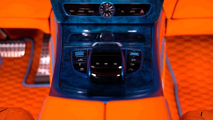 New Mercedes-Benz G-Class AMG Onyx Concept G7X II (W463), 4 l, 2023 in Dubai by Dourado Luxury Car, Orange color. European Specs | AUTO.AE