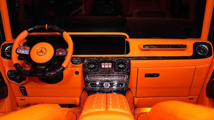 New Mercedes-Benz G-Class AMG Onyx Concept G8X II (W463), 4 l, 2024 in Dubai by Dourado Luxury Car, Grey color. European Specs | AUTO.AE