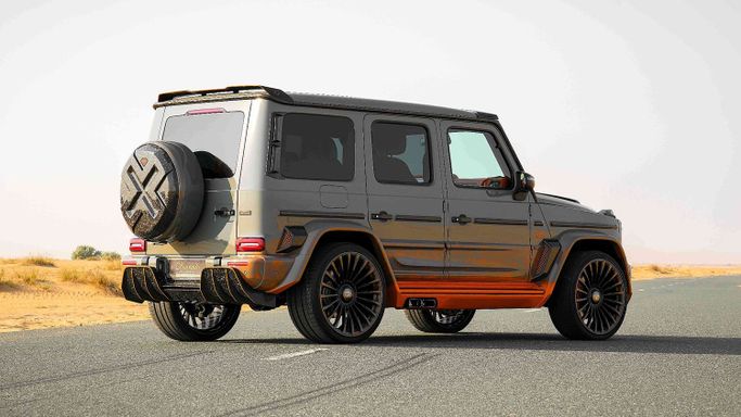 New Mercedes-Benz G-Class AMG Onyx Concept G8X II (W463), 4 l, 2024 in Dubai by Dourado Luxury Car, Grey color. European Specs | AUTO.AE