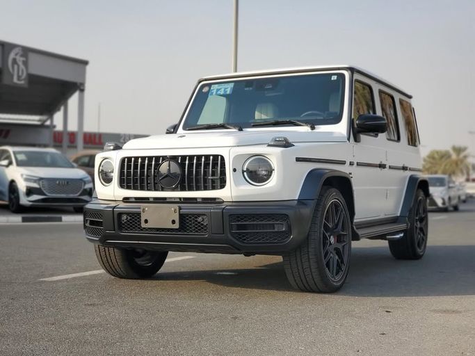Used Mercedes-Benz G-Class AMG 63 AMG II (W463), 4.0 l, 2023 in Dubai by Japan Motors, White color. Japanese Specs | AUTO.AE