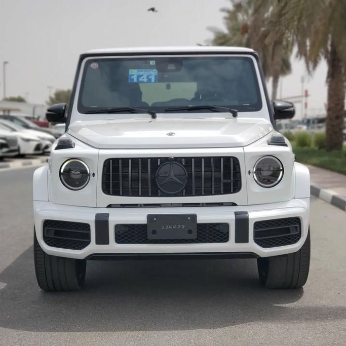 Used Mercedes-Benz G-Class AMG 63 AMG II (W463), 4.0 l, 2023 in Dubai by Japan Motors, White color. Japanese Specs | AUTO.AE