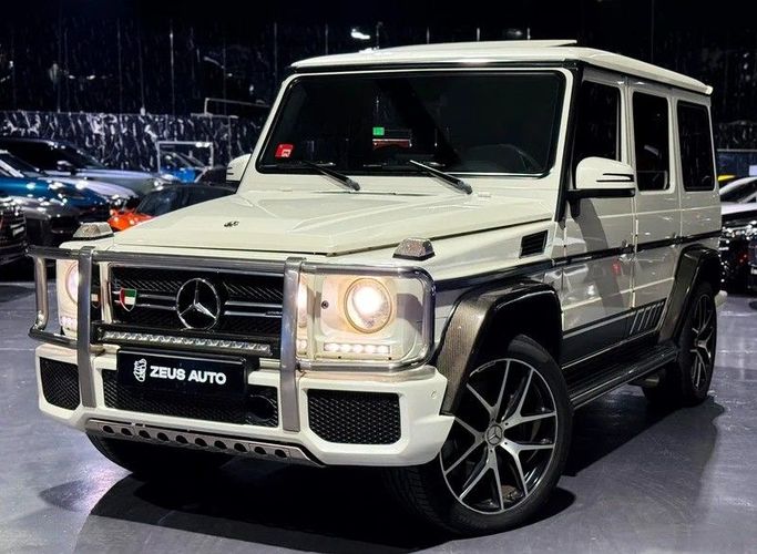 Подержанный Mercedes-Benz G-Class AMG 63 AMG I (W463) Рестайлинг 3, 5.5 л, 2018 в Дубае от Zeus Motors Белый цвет. GCC | AUTO.AE