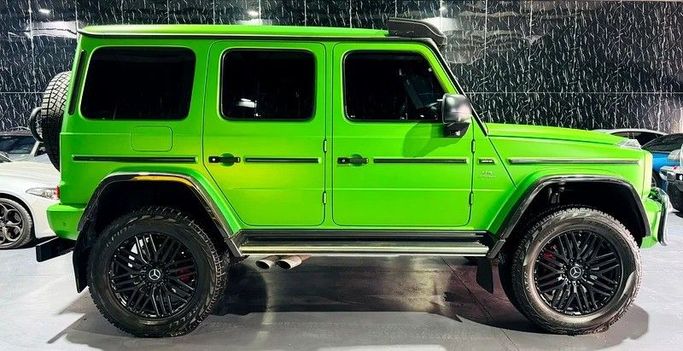 Used Mercedes-Benz G-Class AMG 63 4x4 Squared II (W463), 4.0 l, 2022 in Dubai by Zeus Motors, Green color. GCC Specs | AUTO.AE