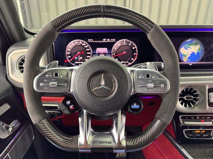 Used Mercedes-Benz G-Class AMG 63 AMG II (W463), 4.0 l, 2019 in Dubai by Zeus Motors, White color. GCC Specs | AUTO.AE