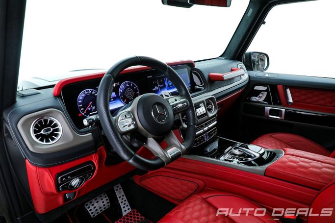 Used Mercedes-Benz G-Class AMG BRABUS 800 4x4 Squared II (W463), 4.0 l, 2022 in Dubai by AUTO DEALS, Green color. European Specs | AUTO.AE