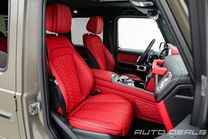 Used Mercedes-Benz G-Class AMG BRABUS 800 4x4 Squared II (W463), 4.0 l, 2022 in Dubai by AUTO DEALS, Green color. European Specs | AUTO.AE