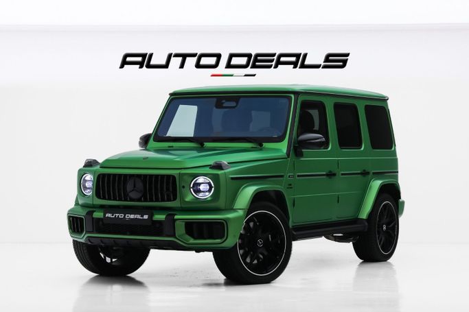 Новый Mercedes-Benz G-Class AMG 63 AMG II (W465) Рестайлинг, 4.0 л, 2025 в Дубае от AUTO DEALS Зеленый цвет. Европейская | AUTO.AE