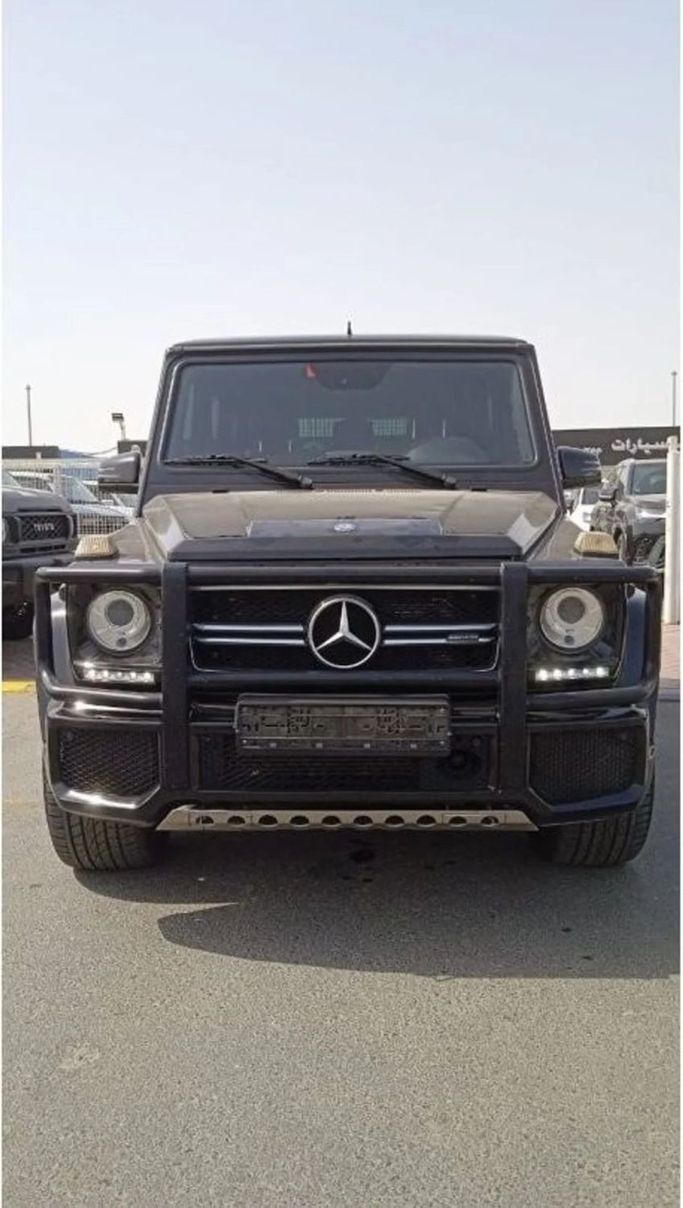 Подержанный Mercedes-Benz G-Class AMG 63 AMG I (W463) Рестайлинг 2, 5.5 л, 2015 в Дубае от Atlantis Motors FZE Черный цвет. GCC | AUTO.AE