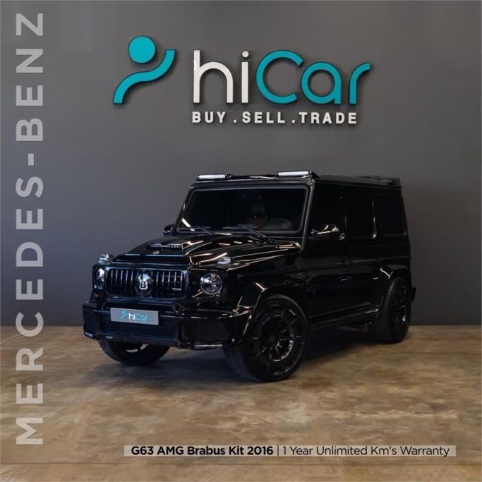 مستعملة Mercedes-Benz G-Class AMG 63 AMG I (W463 W463) فيس ليفت 3, 5.5 l, 2016 في في دبي من Hi Car Approved Pre-Owned Cars Showroom، اللون أسود. مواصفات الخليج | AUTO.AE