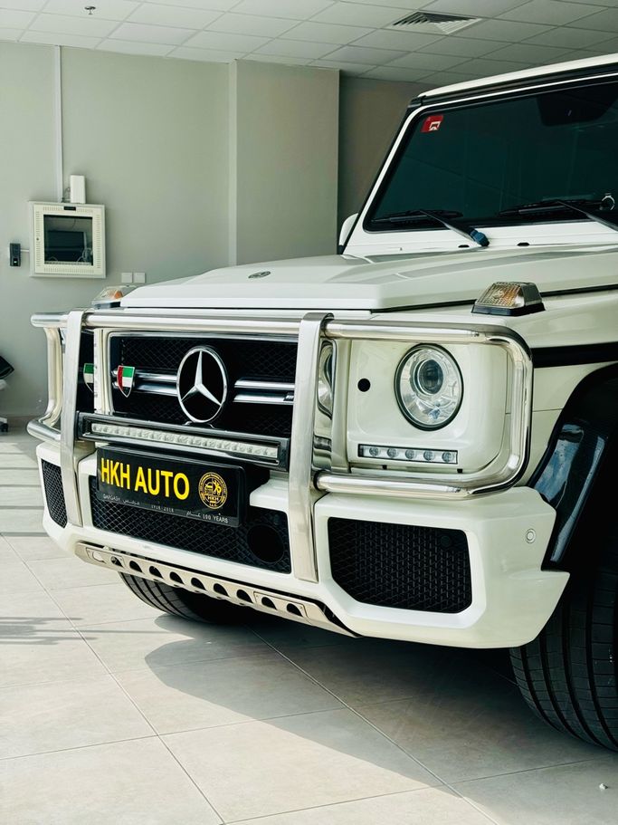 جديدة Mercedes-Benz G-Class AMG 63 AMG I (W463 W463) فيس ليفت 3, 5.5 l, 2018 في في دبي من HKH AUTO TRADING، اللون أبيض. مواصفات الخليج | AUTO.AE
