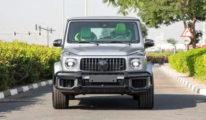 New Mercedes-Benz G-Class AMG 63 AMG II (W463), 4.0 l, 2025 in Dubai by Dresden Motors, Grey color. European Specs | AUTO.AE | Listing #253505