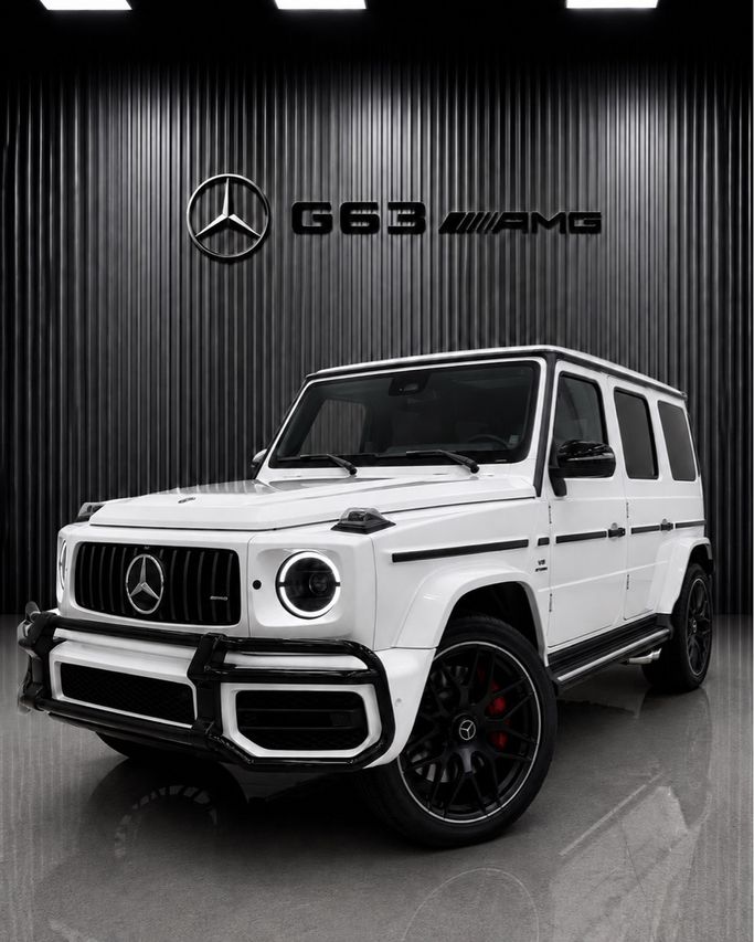 Подержанный Mercedes-Benz G-Class AMG 63 AMG II (W463), 4.0 л, 2024 в Дубае от Al Faris Motors Белый цвет. Американская | AUTO.AE | Объявление #262791