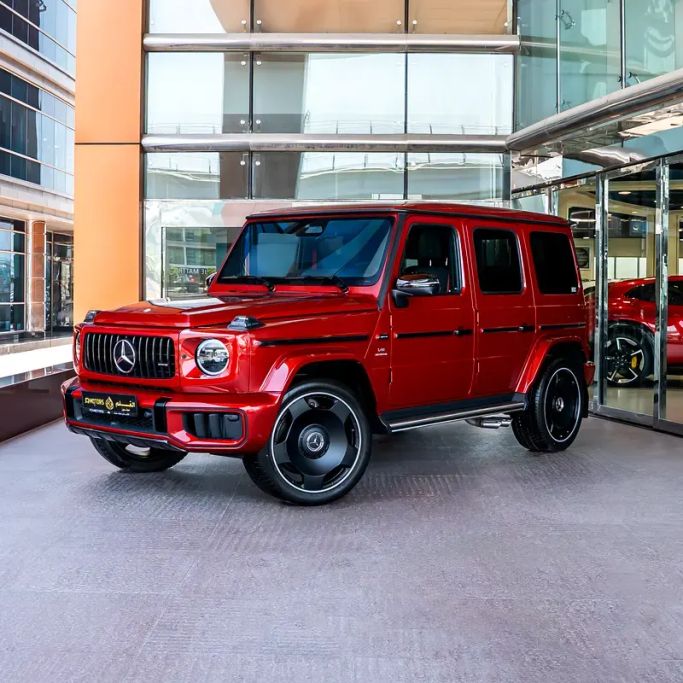 جديدة Mercedes-Benz G-Class AMG 63 AMG II (W463), 4.0 l, 2026 في في دبي من Q Motors، اللون أحمر.  | AUTO.AE | إعلان #263540