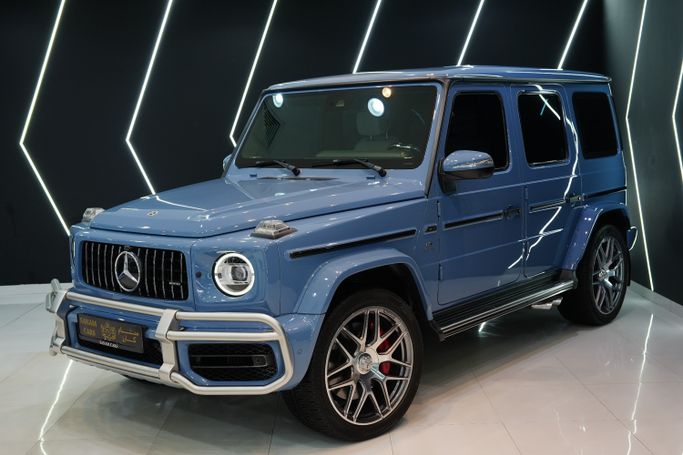 Подержанный Mercedes-Benz G-Class AMG 63 AMG II (W463), 4.0 л, 2022 в Дубае от Sanam Cars Голубой цвет. GCC | AUTO.AE | Объявление #267917