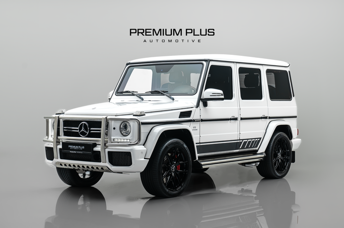 Подержанный Mercedes-Benz G-Class AMG 63 4x4 Squared II (W463), 4.0 л, 2018 в ОАЭ, Дубай от Premium Plus Automotive Белый цвет. GCC | AUTO.AE | Объявление #275771