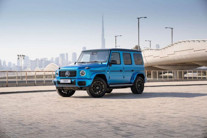 Mercedes-Benz G-Class 580 عملية فيس ليفت III (W465), 2025 رجال الأعمال دفع رباعي 5 أبواب للتأجير في في دبي من LeveL Up Car Rental ، اللون أزرق | AUTO.AE | إعلان #1794