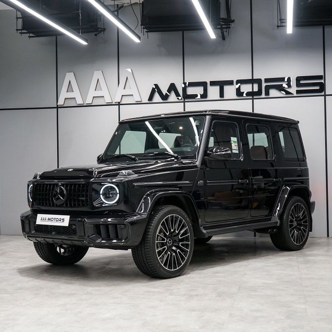 Новый Mercedes-Benz G-Class 500 III (W465) Рестайлинг, 3.0 л, 2025 в Дубае от AAA Motors Черный цвет. GCC | AUTO.AE