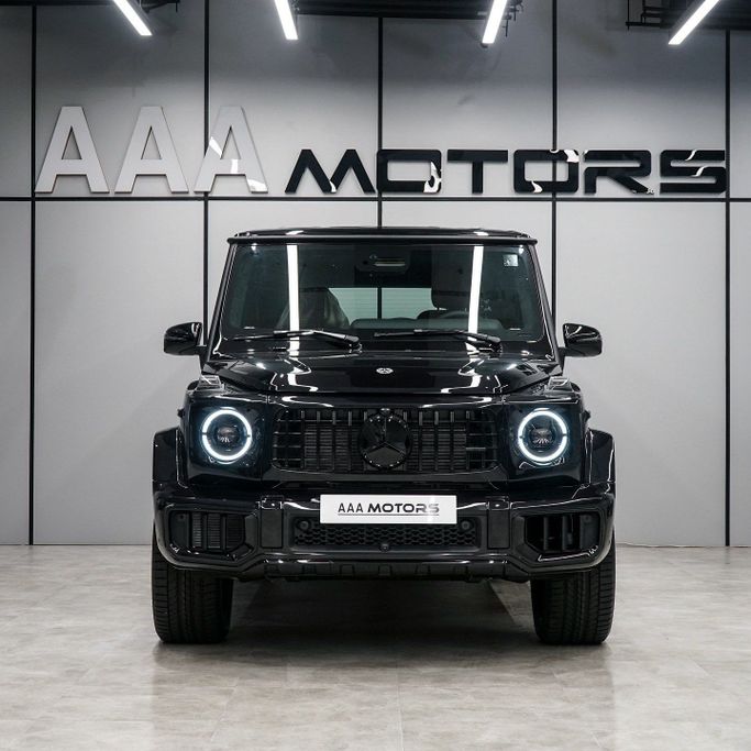 Новый Mercedes-Benz G-Class 500 III (W465) Рестайлинг, 3.0 л, 2025 в Дубае от AAA Motors Черный цвет. GCC | AUTO.AE