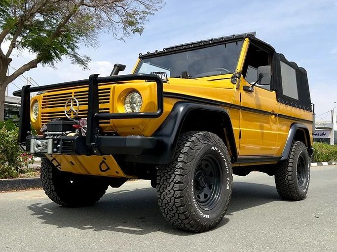 Used Mercedes-Benz G-Class 250D II (W463) Facelift 3, 2.5 l, 2016 in Dubai by Golden Century Motors Zhongdong Trading FZE, Yellow color. Other | AUTO.AE