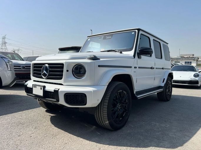 مستعملة Mercedes-Benz G-Class 580 عملية شد الوجه III (W465), 2025 في في دبي من Mercury Global FZCO، اللون أبيض. المواصفات اليابانية | AUTO.AE