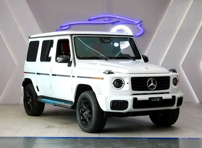 New Mercedes-Benz G-Class 580 III (W465) Facelift, 2025 in Dubai by Hot Wheel Used Motors, White color. GCC Specs | AUTO.AE | Listing #258442