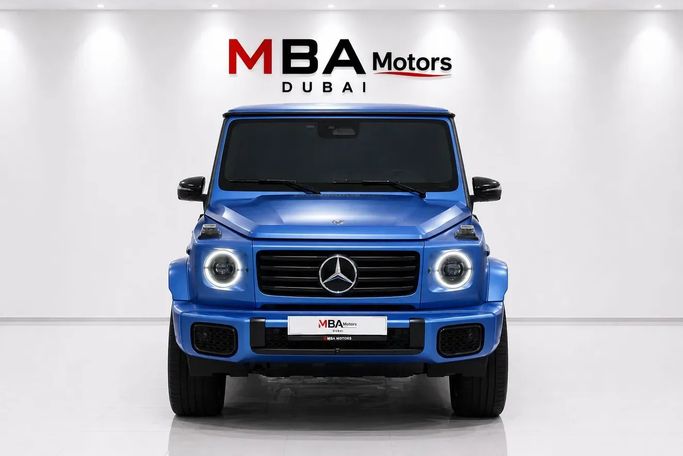 جديدة Mercedes-Benz G-Class 500 III (W463), 4.0 l, 2025 في في دبي من MBA Motors، اللون أزرق.  | AUTO.AE | إعلان #269844