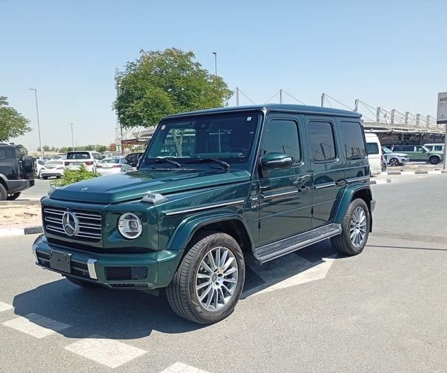 مستعملة Mercedes-Benz G-Class 550 III (W463), 4.0 l, 2021 في في دبي من Al Warqa Used Cars LLC، اللون أخضر. المواصفات اليابانية | AUTO.AE | إعلان #272419