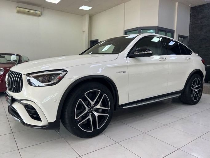 New Mercedes-Benz GLC AMG 63 AMG I (X253) Facelift, 4.0 l, 2020 in Dubai by Quatro Motors, White color.  | AUTO.AE