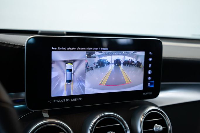 Used Mercedes-Benz GLC Coupe 300 II (C254), 2.0 l, 2023 in Dubai by C7 Motors, White color. Korean Specs | AUTO.AE