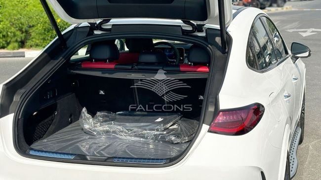 New Mercedes-Benz GLC Coupe 200 II (C254), 2.0 l, 2025 in Dubai by Falcons GT Motors FZCO, White color. GCC Specs | AUTO.AE