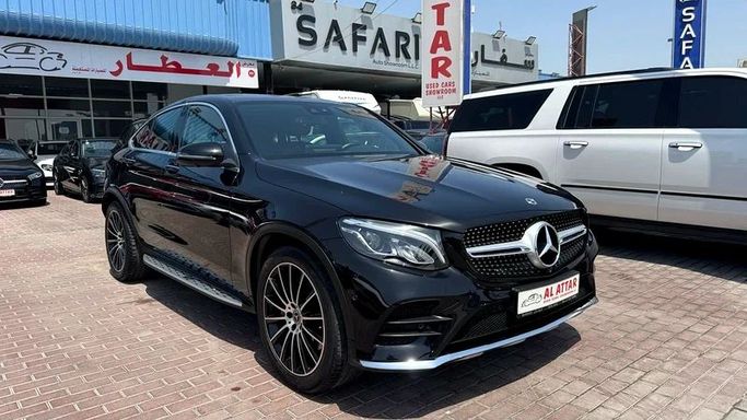 Подержанный Mercedes-Benz GLC Coupe 250 I (C253), 2.0 л, 2018 в Дубае от Ignite Used Cars Черный цвет. GCC | AUTO.AE