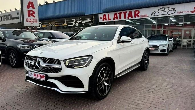 Used Mercedes-Benz GLC Coupe 200 I (C253) Facelift, 2.0 l, 2020 in Dubai by Ignite Used Cars, White color. GCC Specs | AUTO.AE