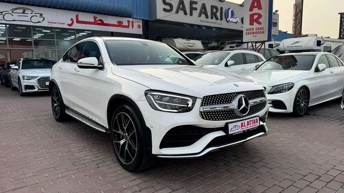Used Mercedes-Benz GLC Coupe 200 I (C253) Facelift, 2.0 l, 2020 in Dubai by Ignite Used Cars, White color. GCC Specs | AUTO.AE
