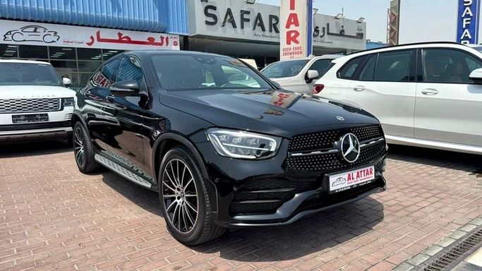 Used Mercedes-Benz GLC Coupe 200 I (C253) Facelift, 2.0 l, 2022 in Dubai by Ignite Used Cars, Black color. GCC Specs | AUTO.AE