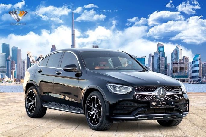 Used Mercedes-Benz GLC Coupe 200 I (C253) Facelift, 2.0 l, 2022 in Dubai by Royal Diamond Motors, Black color. GCC Specs | AUTO.AE